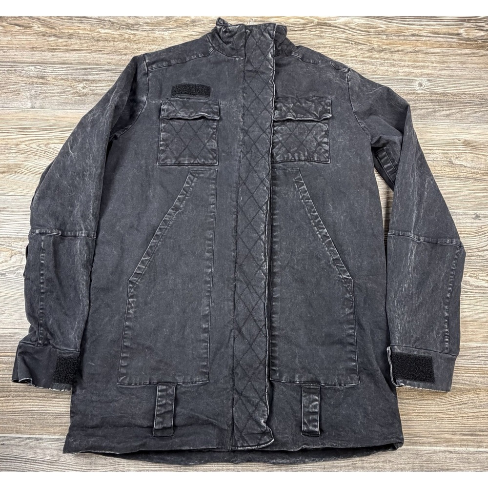 Dollskill Darker Wave Men's S Utility Jacket Grunge Goth Punk Rave Festival
